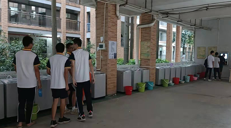 好評續(xù)單！江門一中學(xué)校持續(xù)追加共享洗衣機(jī)！