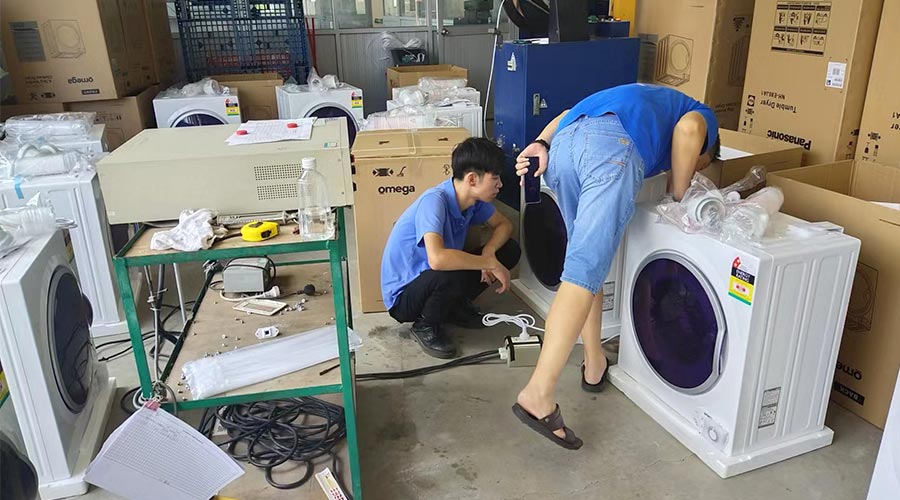 驗貨省心省力！澳洲omega客戶稱贊衣物烘干機(jī)代工質(zhì)量高