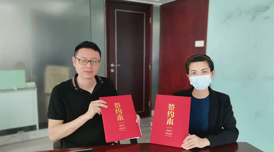祝賀！金環(huán)電器與寧波某品牌電商客戶再次合作，簽約成功！